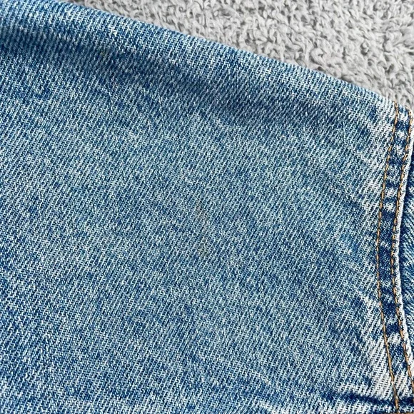 VINTAGE Levis Jacket Womens XL Blue Denim Trucker Type III Made in USA Bomber - Picture 8 of 16